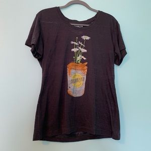 Grey “Brooklyn” Graphic Tee